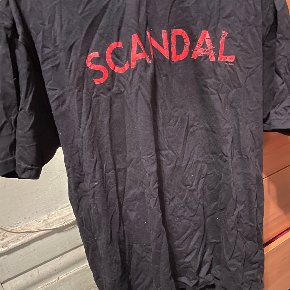 NWOT. Black T-Shirt for Men “Scandal” from hit TV show. - Picture 2 of 4